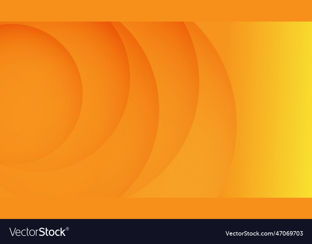 Abstract orange gradient background with circular
