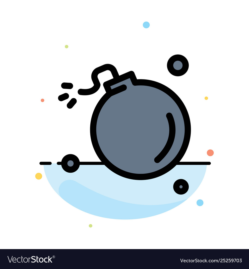 Bomb comet explosion meteor science abstract flat