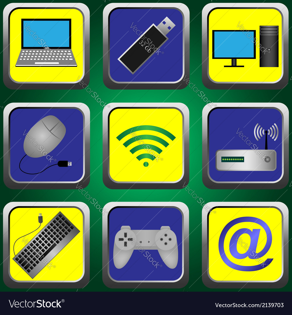 Computer icons set