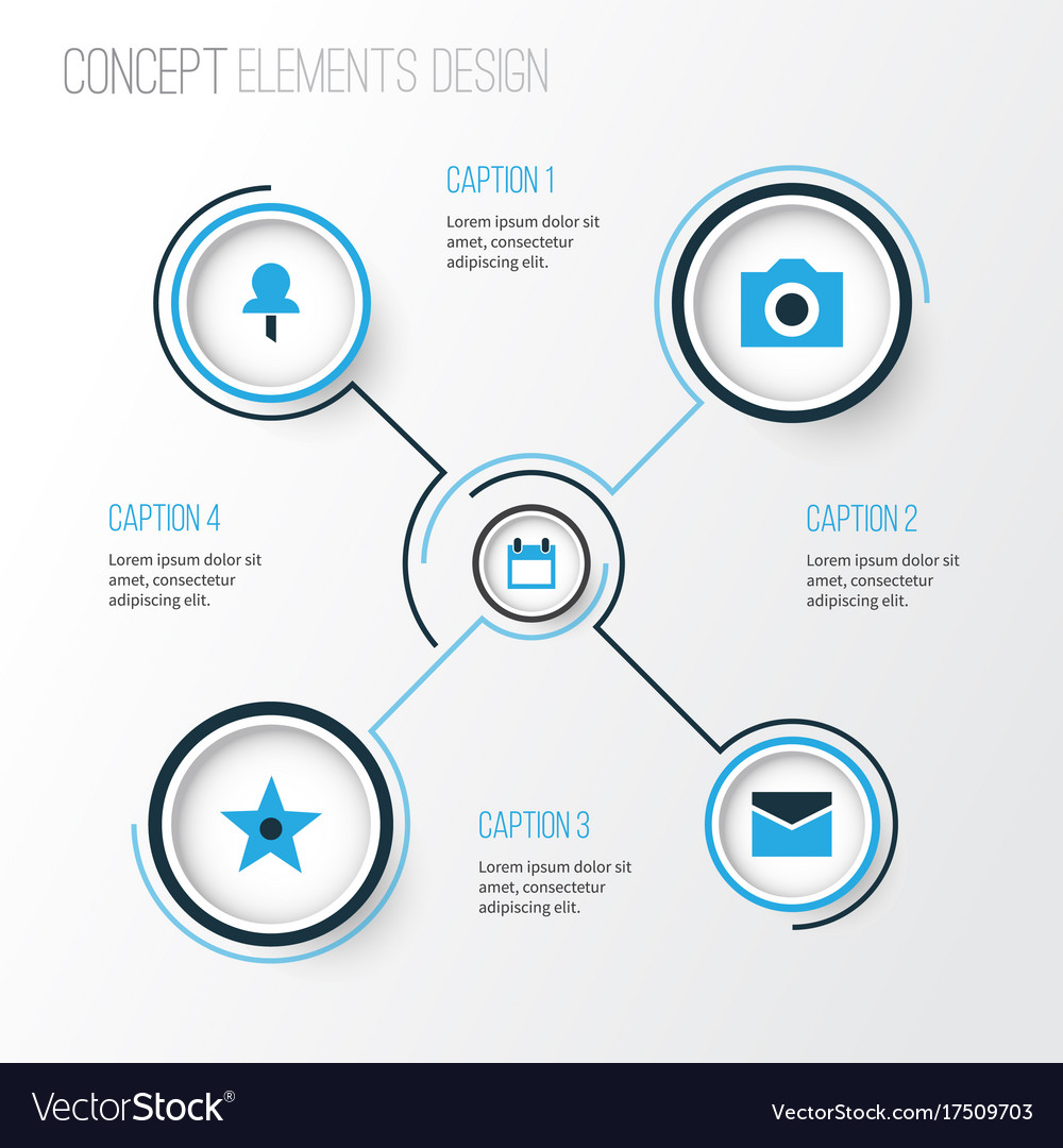 Interface colorful icons set collection
