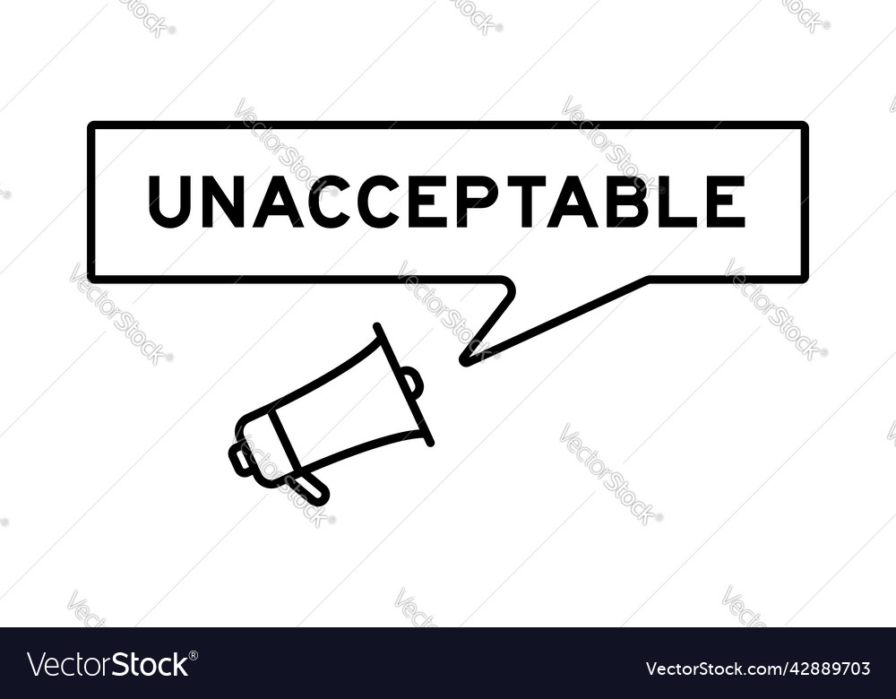Megaphone icon with speech bubble in word