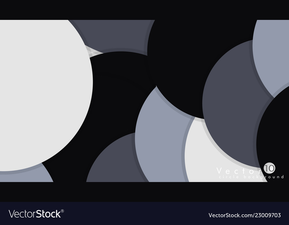 Simple and colorful circles background design vector image Simple and colorful circles background design