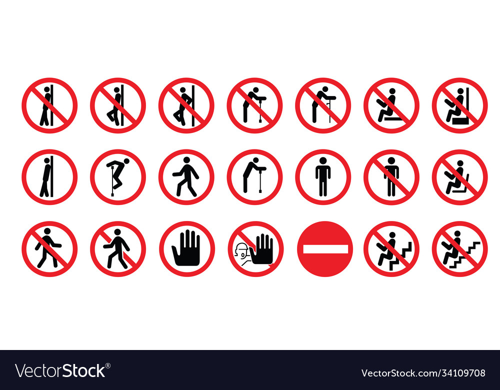 caution-signboard-safety-icon-do-not-lean-vector-image