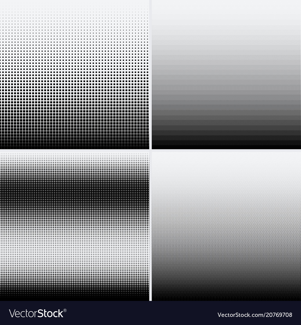 Halftone dots on white background Royalty Free Vector Image