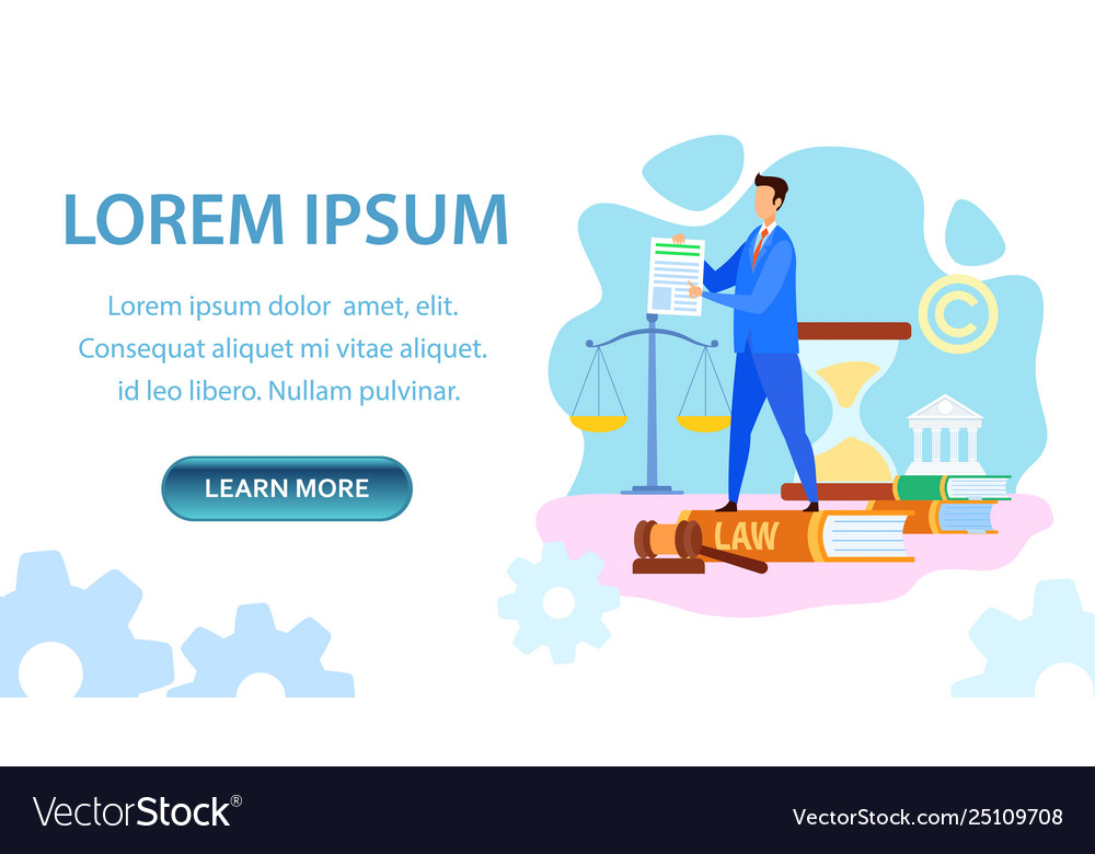Legal Infringement Landing Page