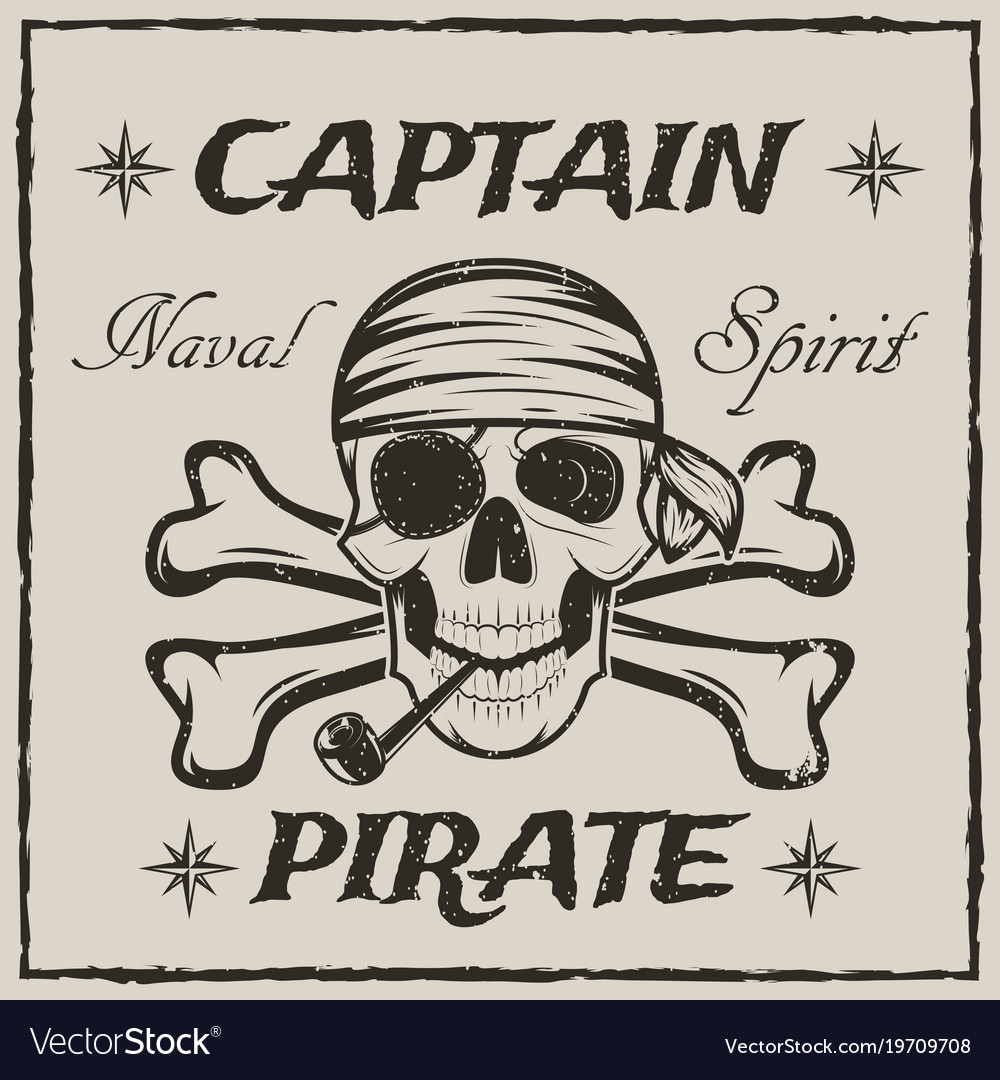 skull and crossbones pirate fonts