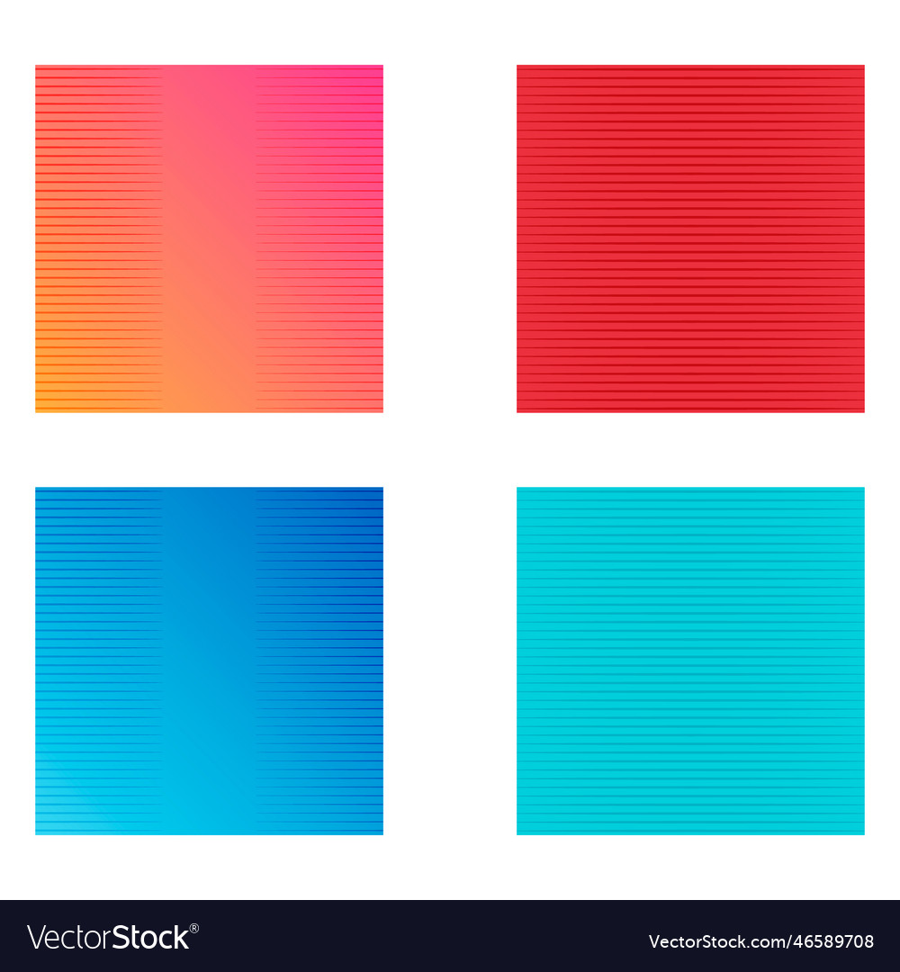 Set of graphic web background horizontal line vector image Set of graphic web background horizontal line