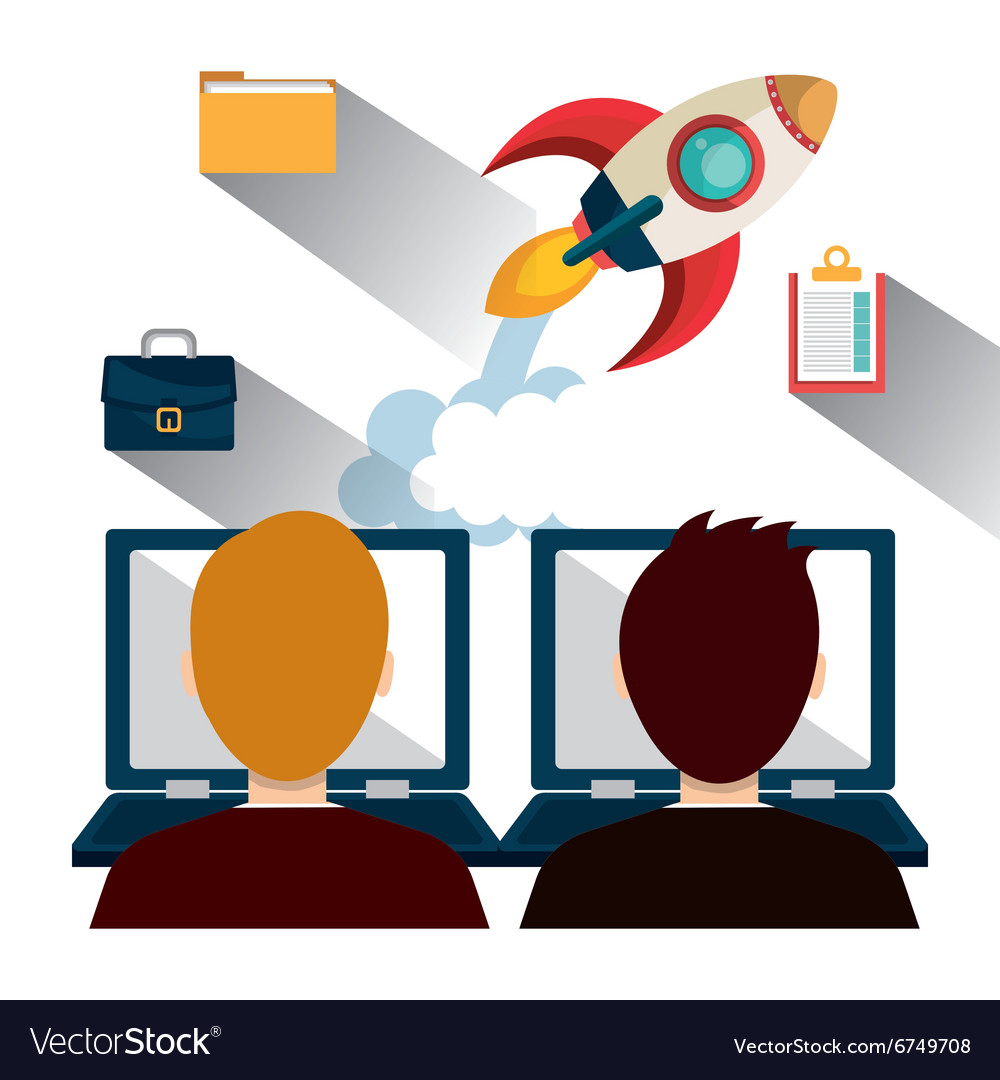 start-up-company-and-business-royalty-free-vector-image