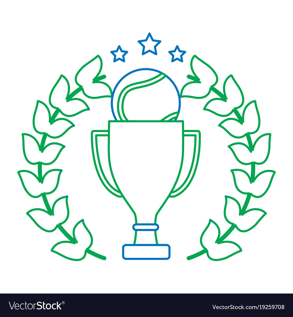 Trophy Tennisball Emblem imag