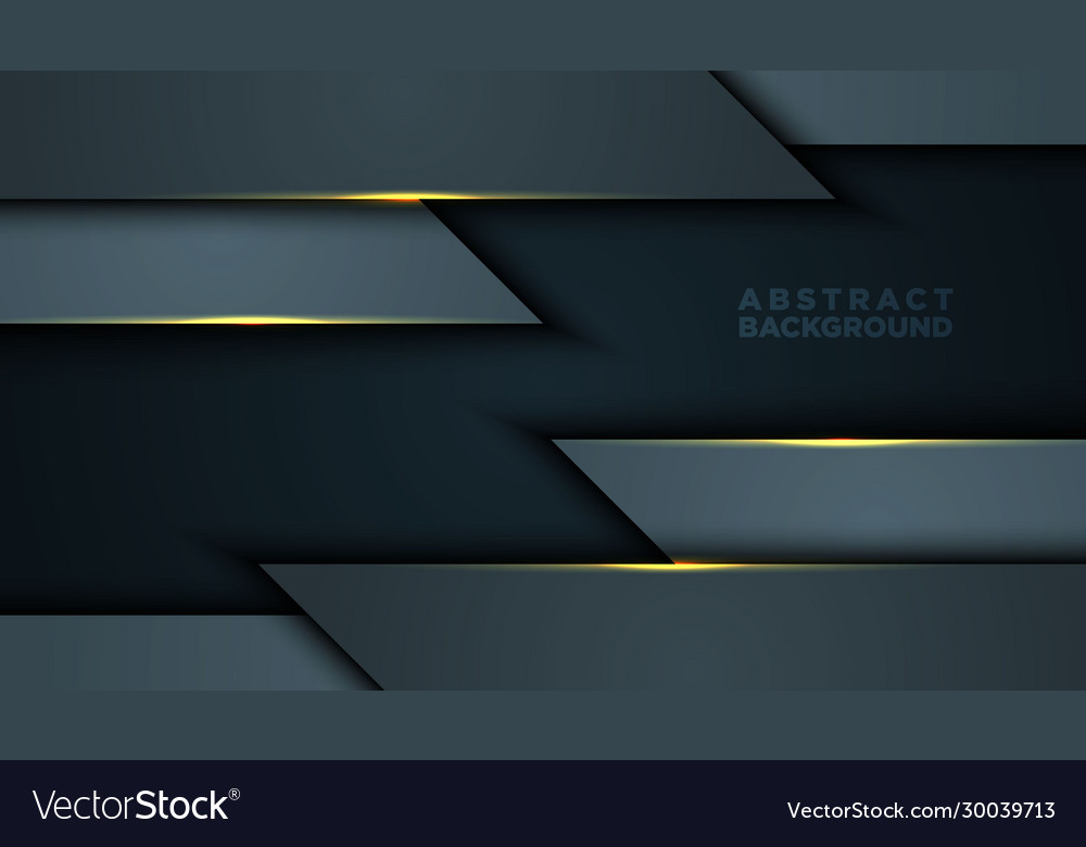 Dark abstract background with black overlap Vector Image Dark abstract background with black overlap