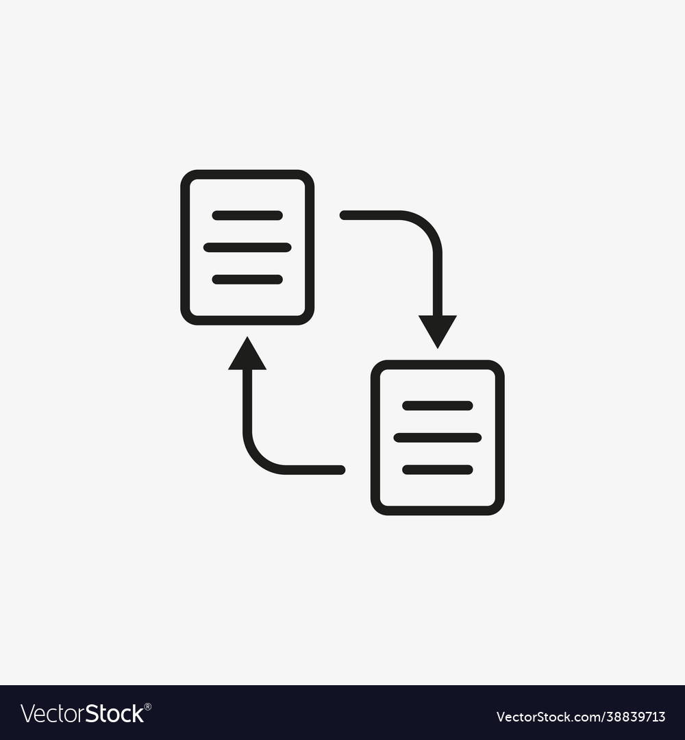 Data transfer between computer and smartphone vector image Data transfer between computer and smartphone