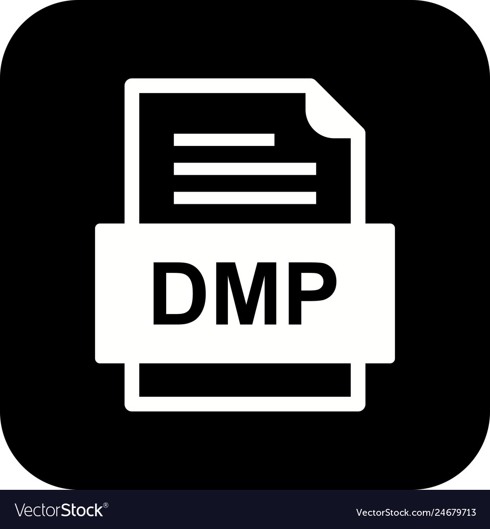Dmp file document icon