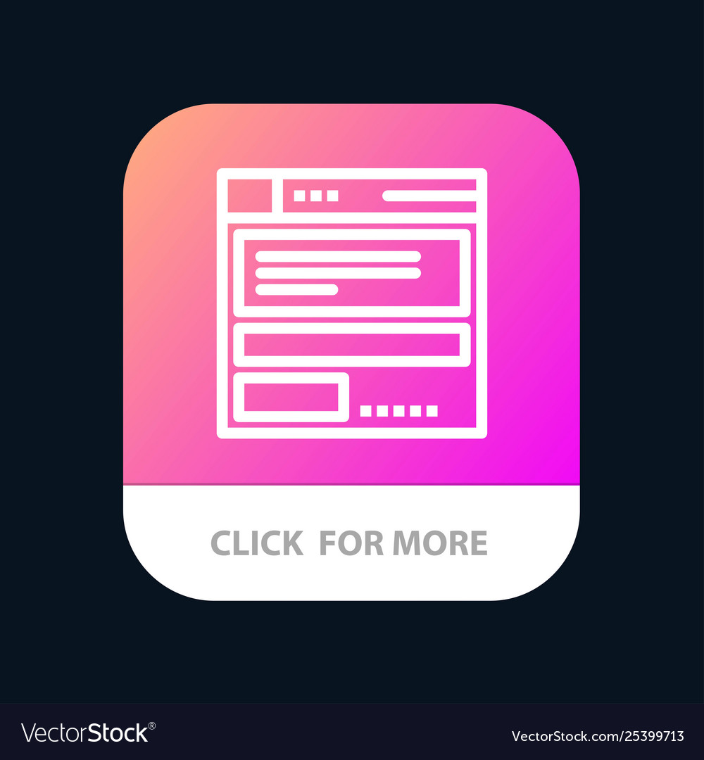 Datei Browser Computing-Code mobile App-Taste vector image Datei Browser Computing-Code mobile App-Taste