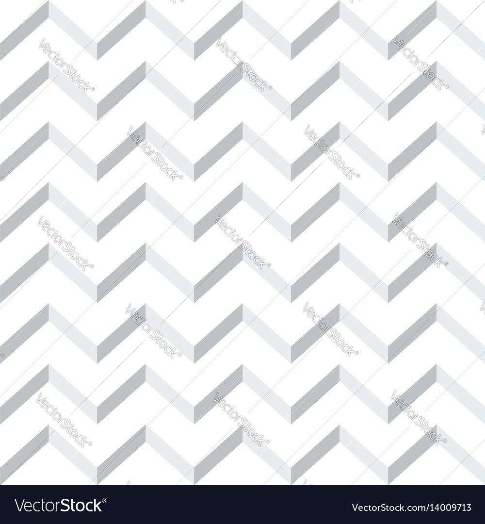 Gray Zigzag Geometric Pattern