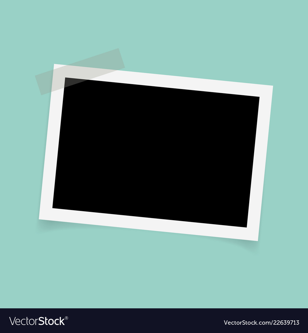 Rectangle photo frames with sticky tape
