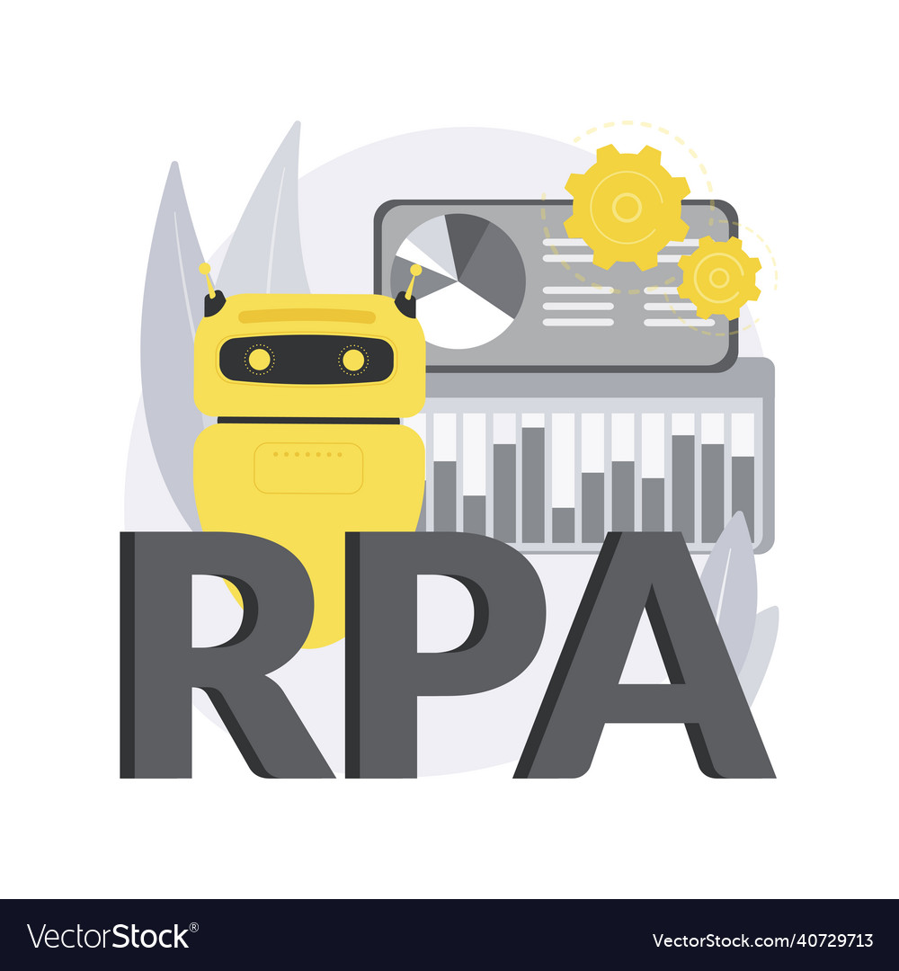 Robotic process automation abstract concept vector image Robotic process automation abstract concept
