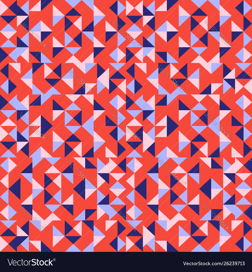Seamless texture with geometric triangle abstract