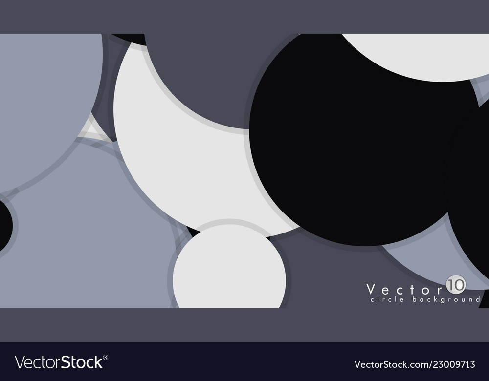 Simple and colorful circles background design vector image Simple and colorful circles background design