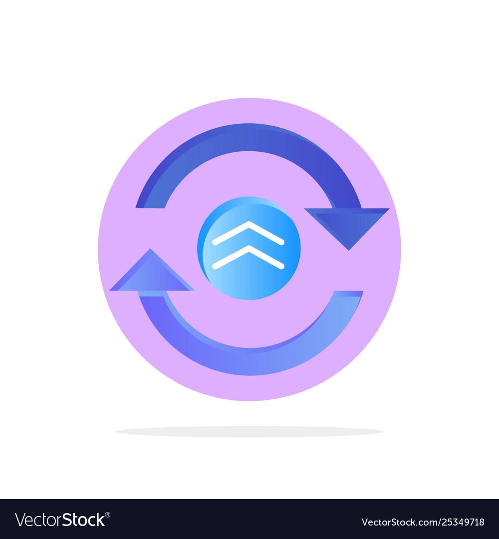 Arrow refresh reload computing abstract circle vector image Arrow refresh reload computing abstract circle