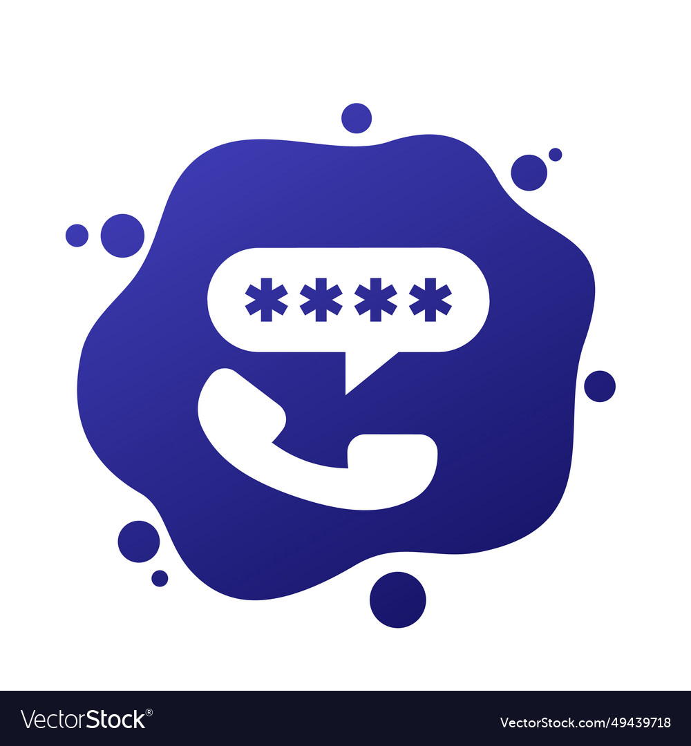 Encrypted phone call icon for web