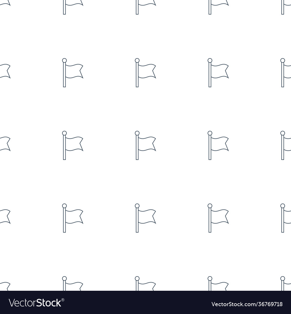 Flag icon pattern seamless white background