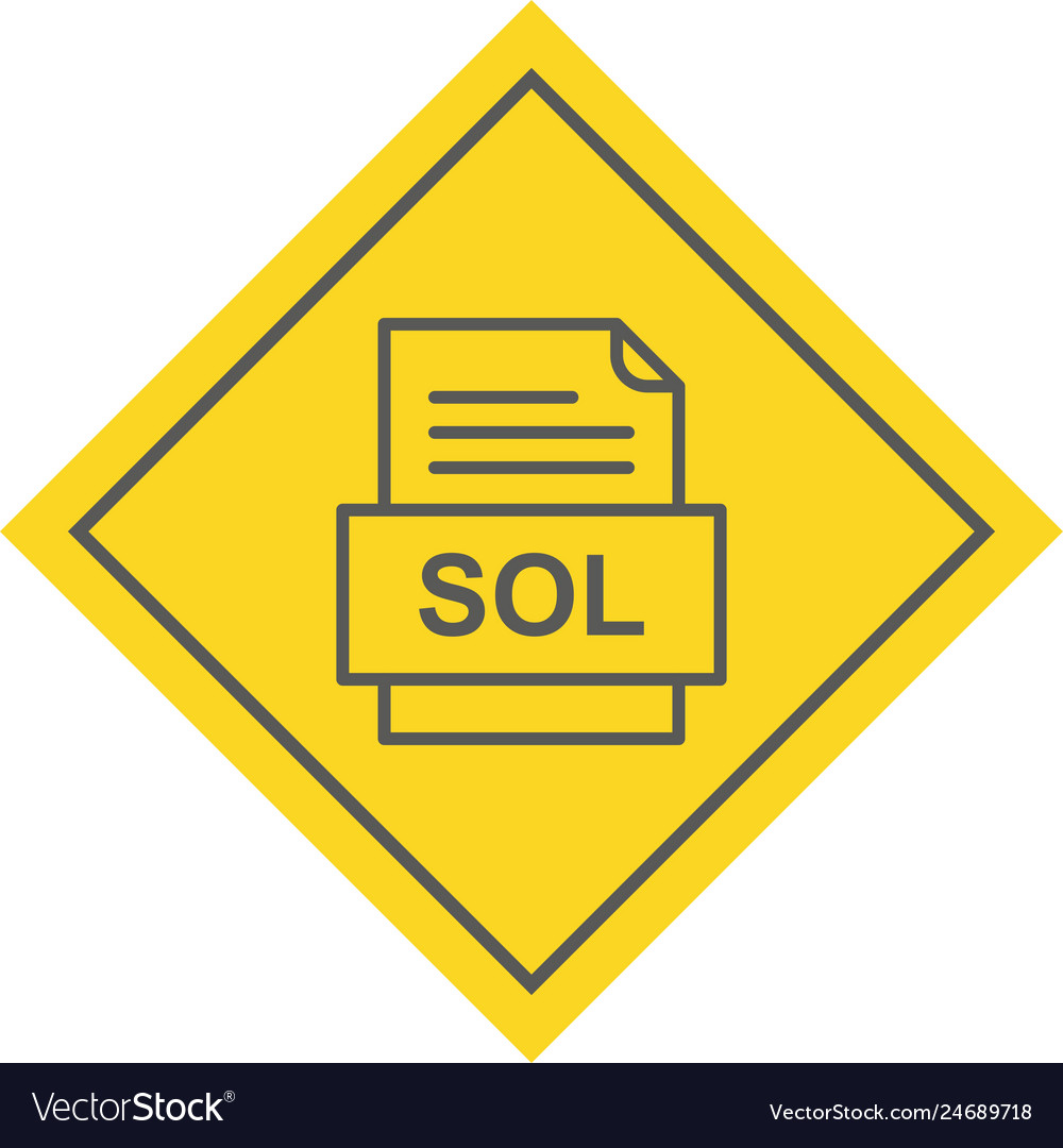 Sol file document icon
