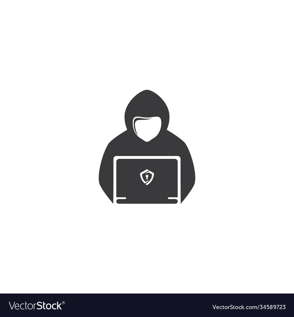 Anonymous hacker character vector image Anonymous hacker character
