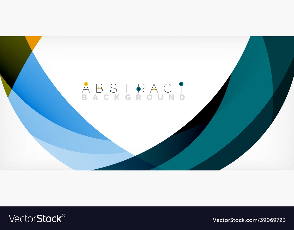 Color circle shapes minimal geometric background