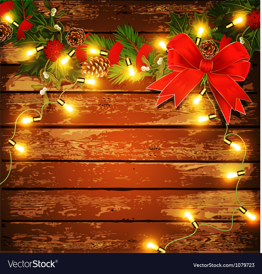 Download Holiday christmas background Royalty Free Vector Image