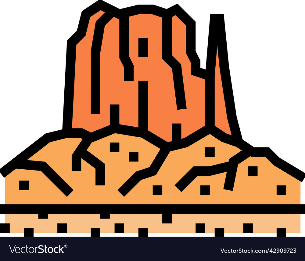 Monument valley color icon