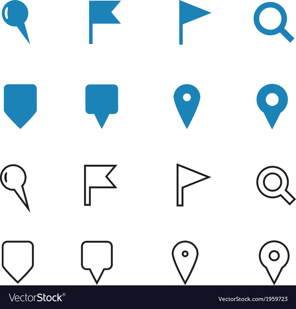 Navigation Icons - GPS & Route Markers
