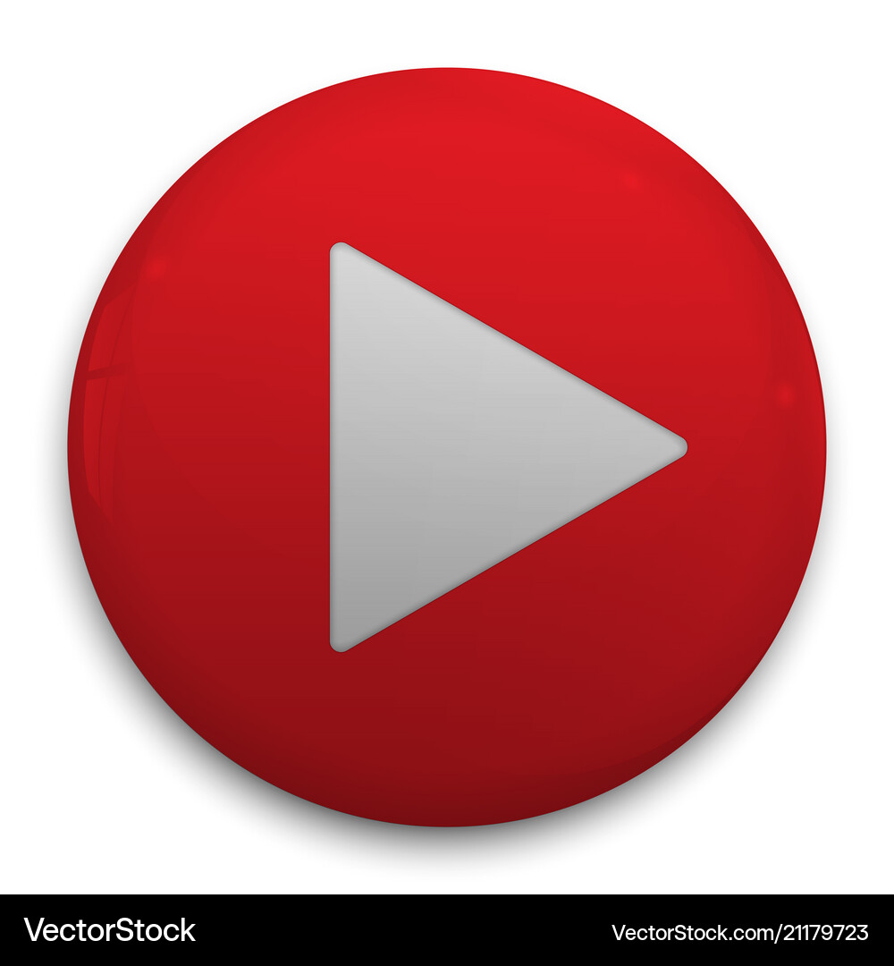Play button Royalty Free Vector Image - VectorStock