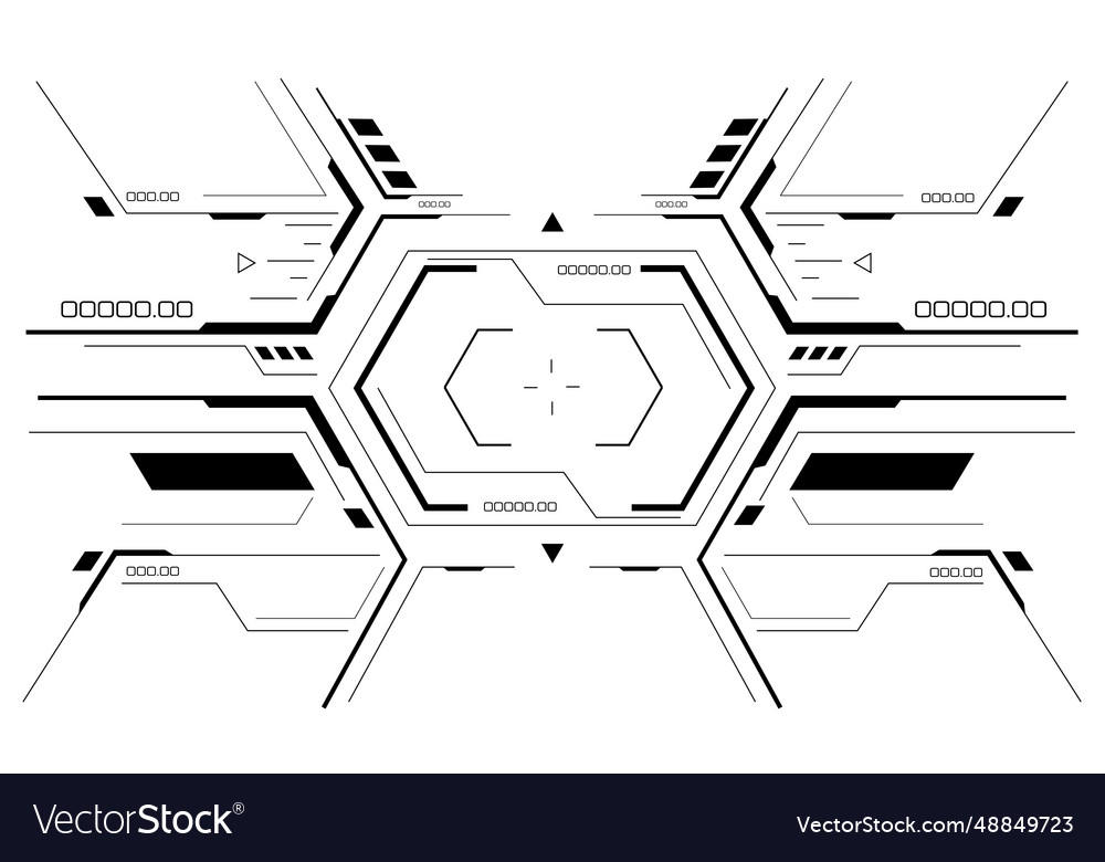 Sci-Fi HUD Interface Screen