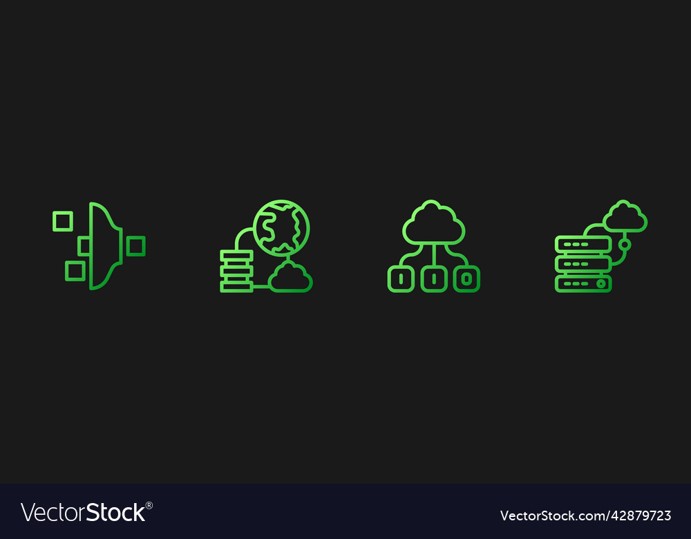 Set line cloud technology data transfer filter