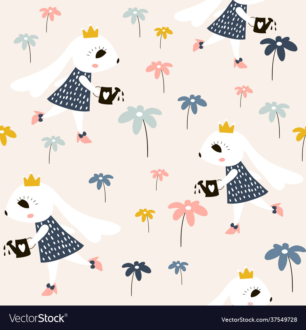 Charming Rabbit Pattern