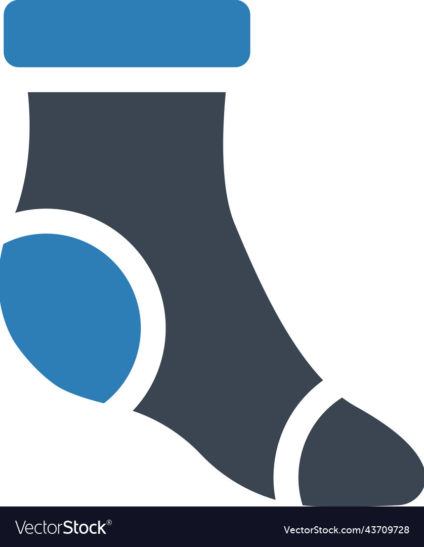 Foot sock icon