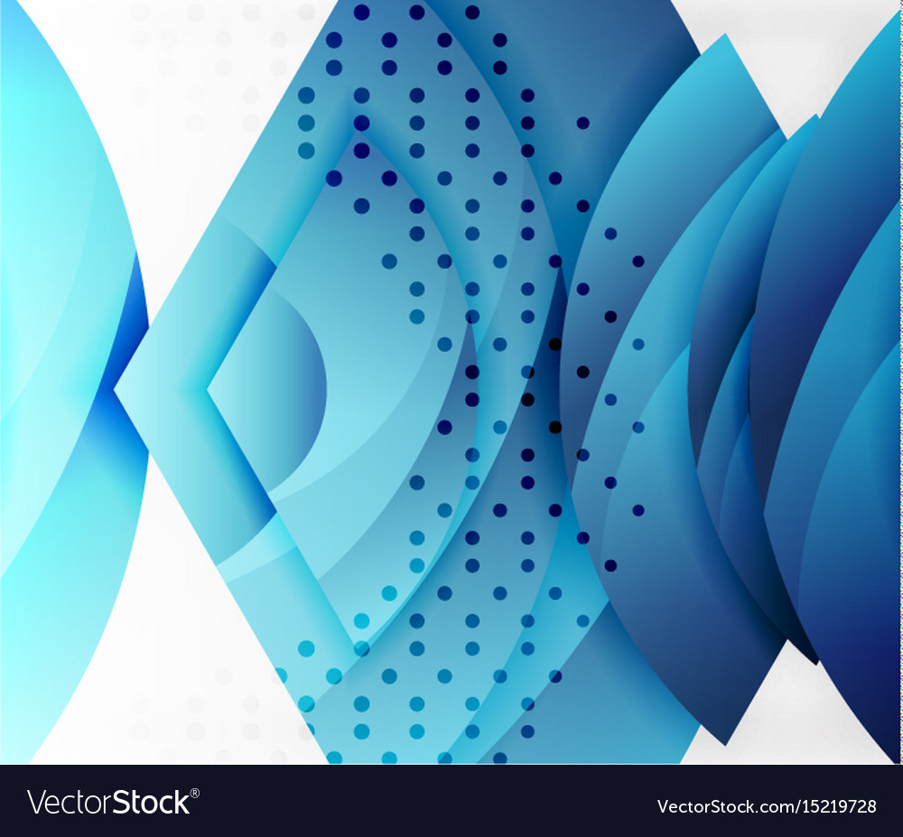 Swirl and wave 3d effect objects abstract