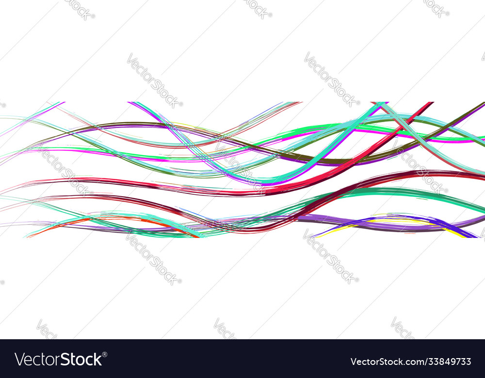 Abstract background wavy intertwining lines