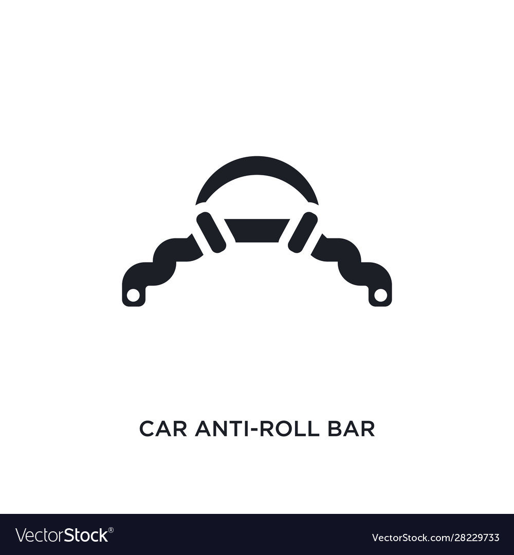 Auto Anti-Roll-Bar isolierte Symbol einfaches Element