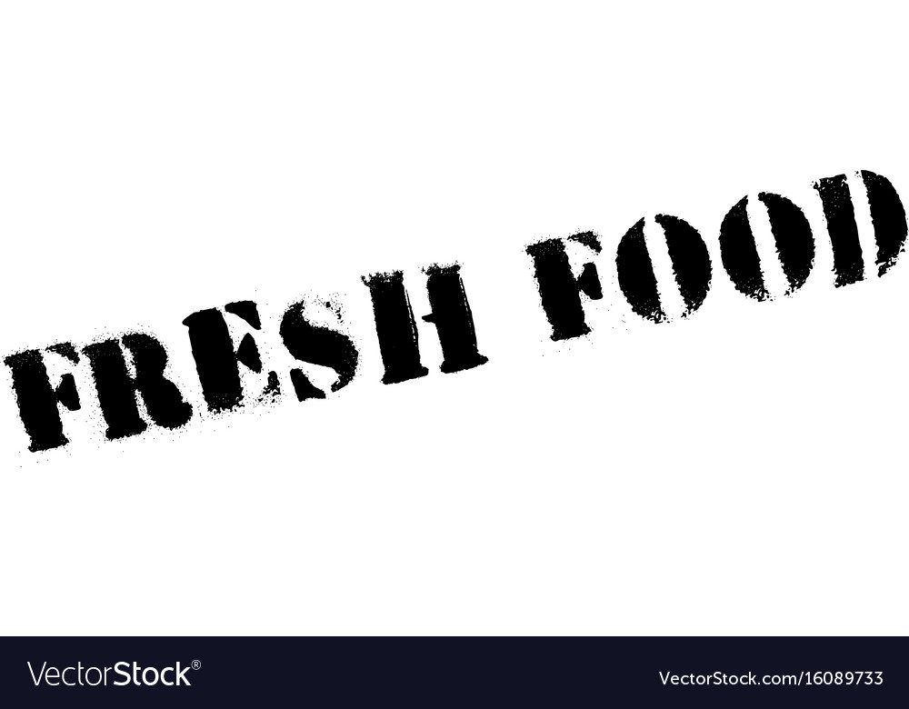 Fresh Food Rubber Stamp Royalty Free Vector Image 8714