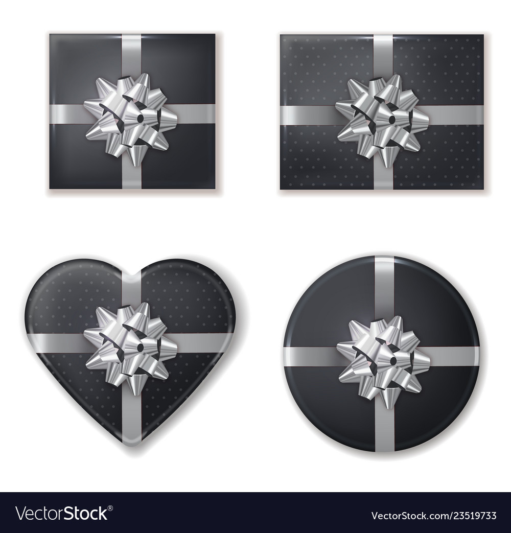 Giftbox set collection black and silver