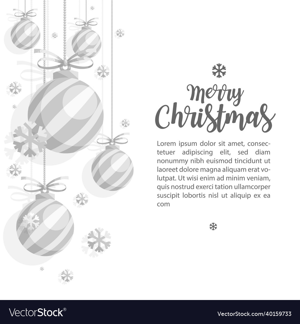 Merry christmas greeting card