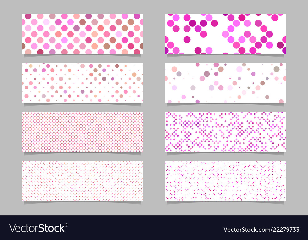Modern abstract dot pattern banner background