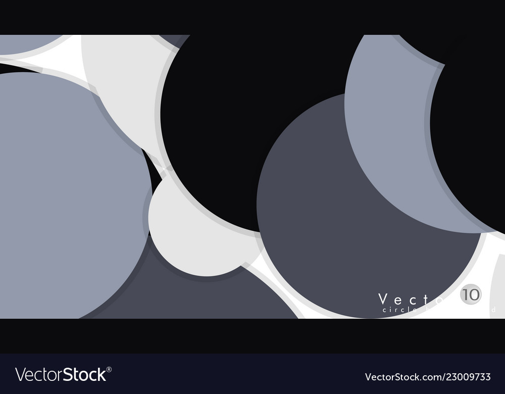 Simple and colorful circles background design vector image Simple and colorful circles background design