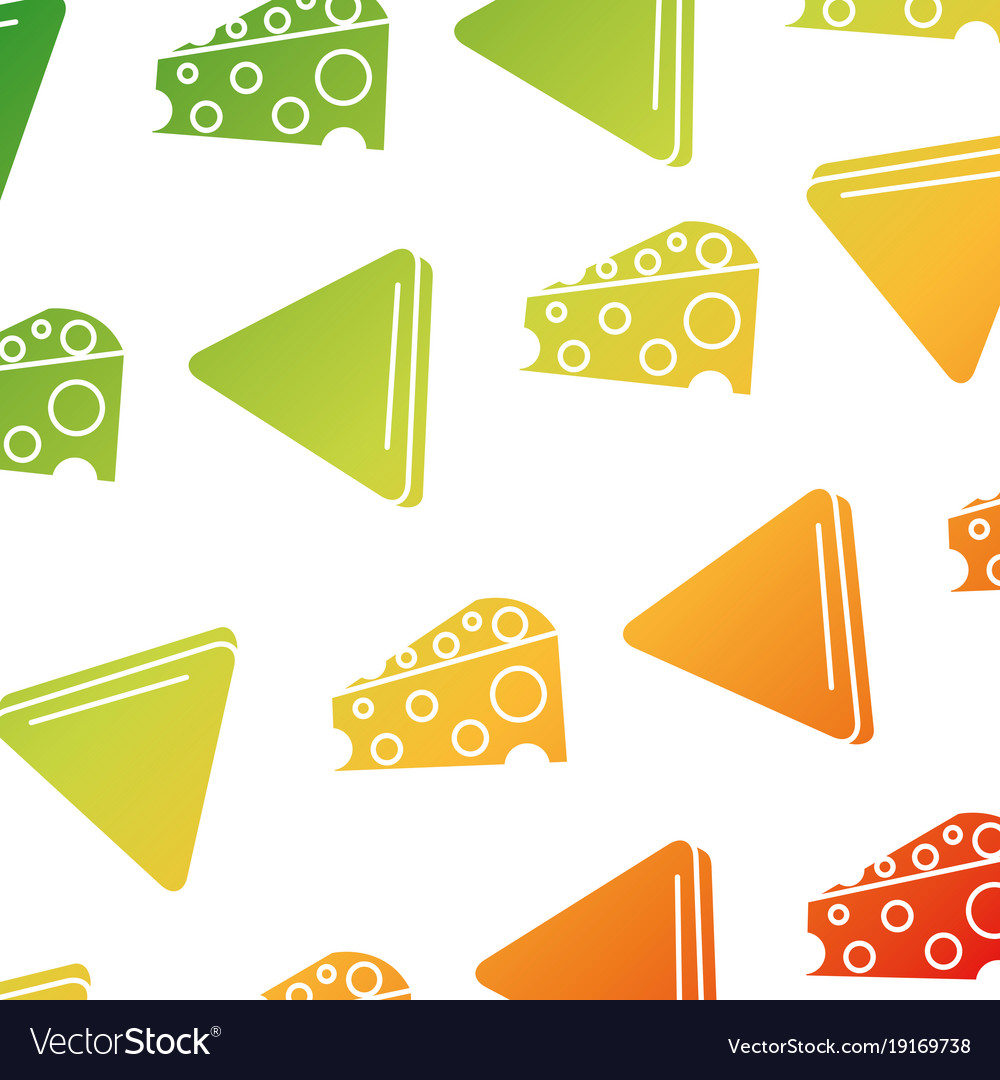 Delicious cheese with nachos pattern background