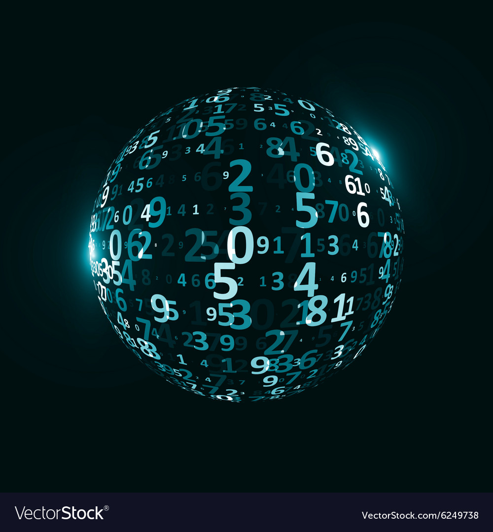 Digital code background