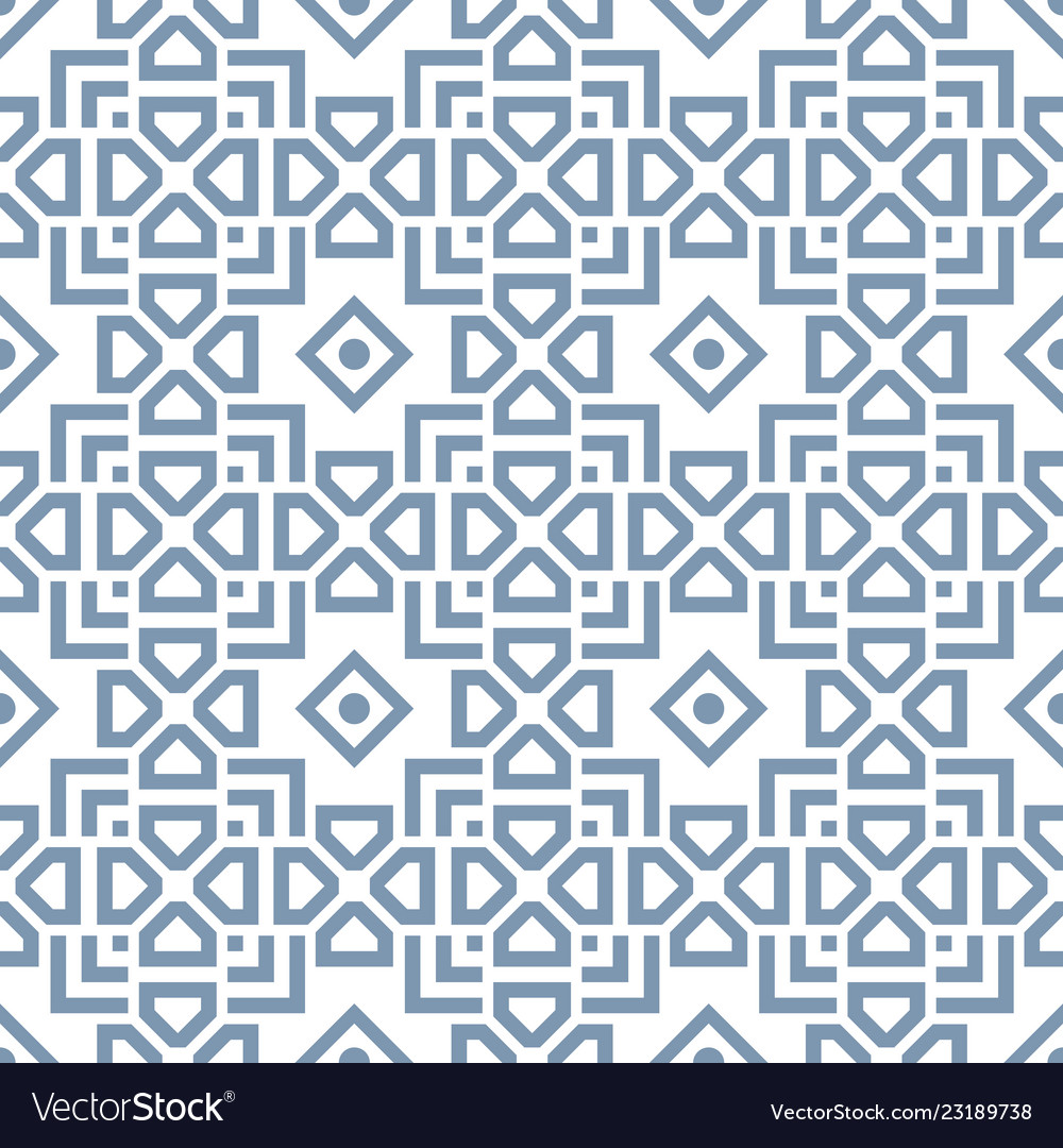 Geometric abstract seamless pattern linear motif vector image Geometric abstract seamless pattern linear motif