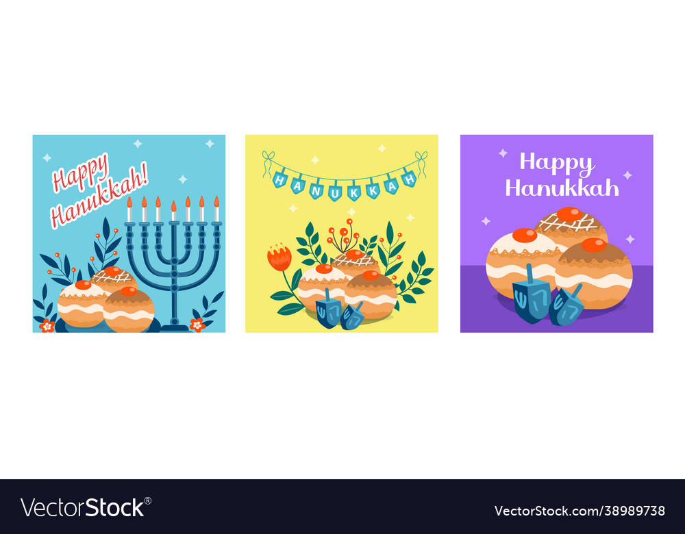 Happy hanukkah Banner Vorlage für Ihr Design