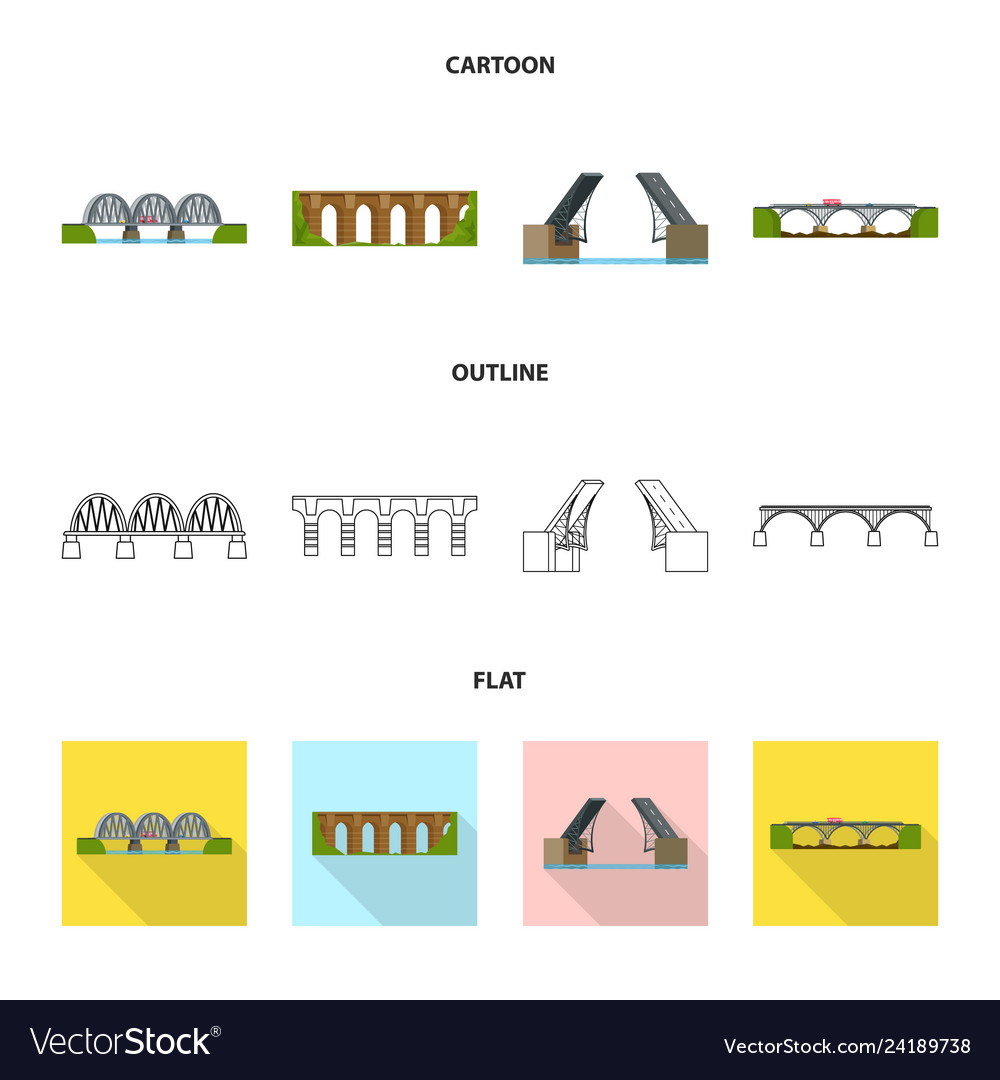 Isolated object of connection and design logo set vector image Isolated object of connection and design logo set