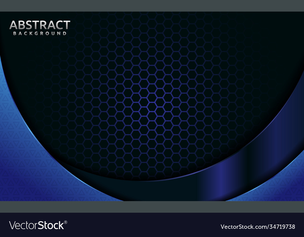 Modern dark blue with overlap layer texture